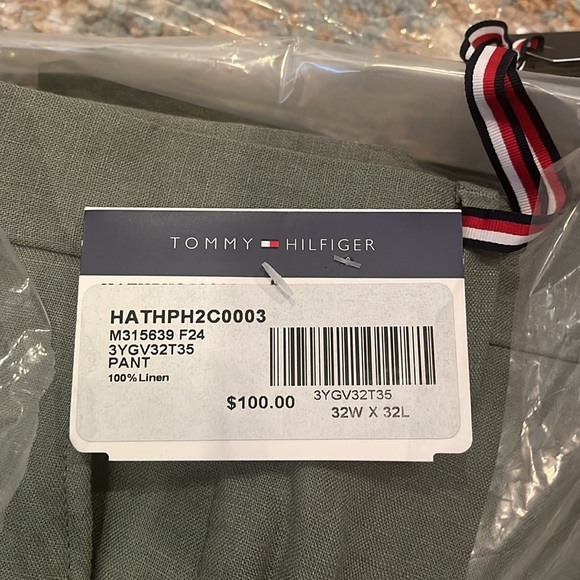 Tommy Hilfiger Linen Pants - Picture 2 of 3